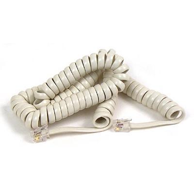Belkin Coiled Telephone Handset Cord - Handset cable - 25 ft - ivory