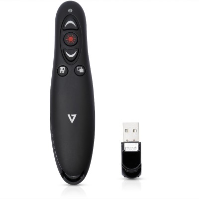 V7 WP1000-24G-19NB Professional Wireless Presenter - Presentation remote control - 5 buttons - RF V7 WP1000-24G-19NB Professional Wireless Presenter - Presentation remote control - 5 buttons - RF