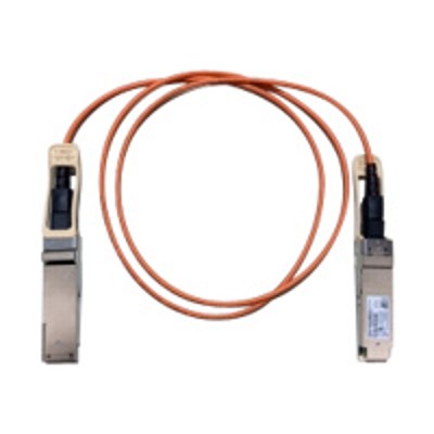 Cisco QSFP H40G AOC1M= Direct Attach Active Optical Cable Network cable QSFP to QSFP 3.3 ft fiber optic SFF 8436 active beige for Nexus 3172PQ