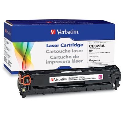 Verbatim 98333 Magenta remanufactured toner cartridge equivalent to HP CE323A for HP Color LaserJet Pro CP1525n CP1525nw LaserJet Pro CM1415fn CM141