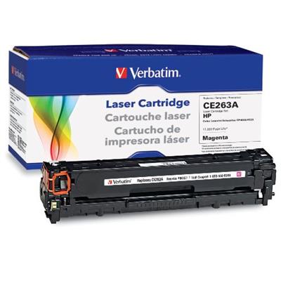 Verbatim 98337 HP CE263A Magenta Remanufactured Laser Toner Cartridge