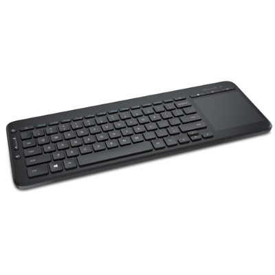 Microsoft N9Z 00001 All in One Media Keyboard with Integrated Multi Touch Trackpad Keyboard wireless 2.4 GHz English North American layout