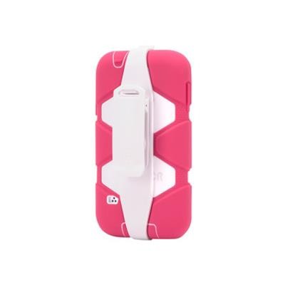 Griffin GB38931 Survivor Extreme Duty Protective cover for cell phone silicone polycarbonate white pink for Samsung GALAXY S5