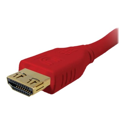 Comprehensive MHD MHD 6PRORED Microflex Pro AV IT HDMI with Ethernet cable HDMI M to HDMI M 6 ft triple shielded deep red 4K support