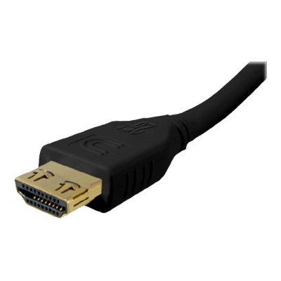 Comprehensive MHD MHD 12PROBLK Microflex Pro AV IT HDMI with Ethernet cable HDMI M to HDMI M 12 ft triple shielded black 4K support