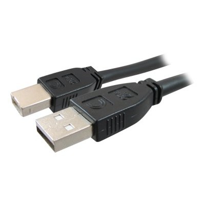 Comprehensive USB2 AB 50PROA Pro AV IT USB extension cable USB Type B M to USB M USB 2.0 50 ft active matte black
