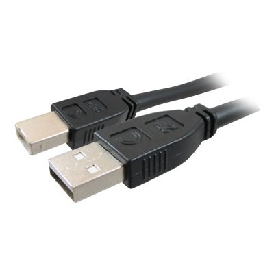 Comprehensive USB2 AB 25PROA Pro AV IT USB extension cable USB Type B M to USB M USB 2.0 25 ft active matte black